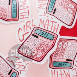 Girl Math Sticker