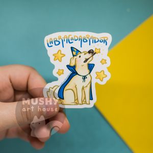 Labracadabrador Sticker