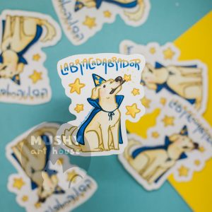 Alternative view of Labracadabrador Sticker