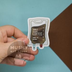 Coffee IV Bag Sticker