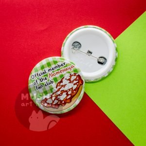 Alternative view of Lyutenitsa Fan Club Pin Button