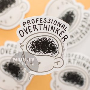 Overthinker Sticker