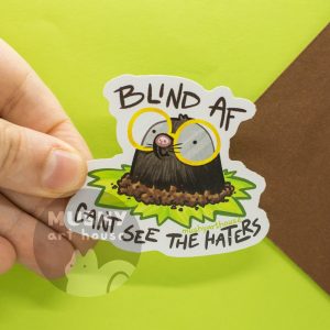 Alternative view of Blind Mole Sticker