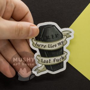 Alternative view of Coffin Sticker