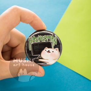 Hackerman Pin Button