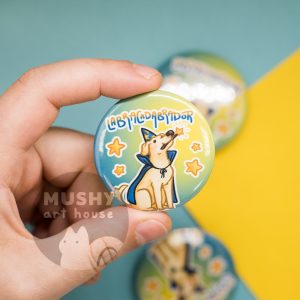Labracadabrador Pin Button