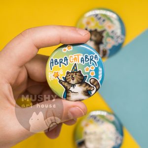 AbraCATabra Pin Button