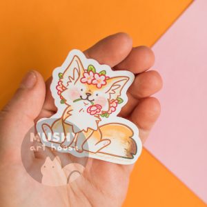 Alternative view of Fennec Fox Sticker
