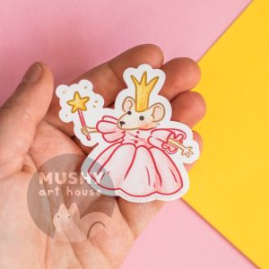 Alternative view of Mouse Fairy Sticker