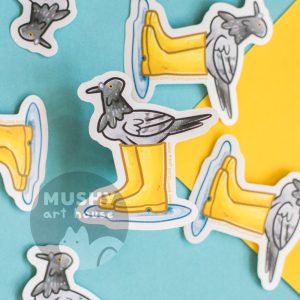Boot Pigeon Sticker
