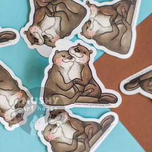Otters Sticker