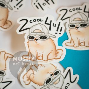 Cool Dog Sticker