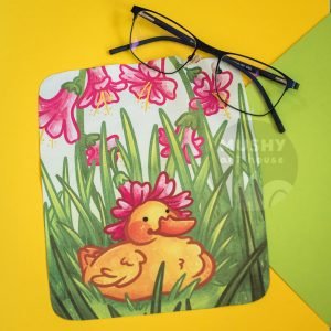 Flower Ducky Microfiber Cloth