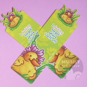 Alternative view of Flower Duck Bookmark