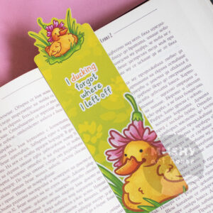 Flower Duck Bookmark