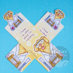 Alternative view of Clueless Lab Dog Bookmark