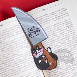 Knife Cat Bookmark