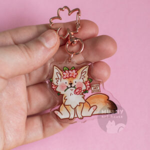 Fennec Fox Acrylic Keychain