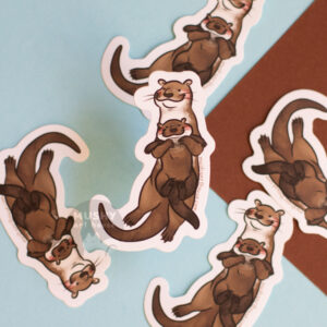 Mama Otter Sticker