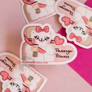 SMALL Passenger Princess Sticker