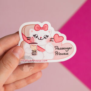 Alternative view of SMALL Passenger Princess Sticker