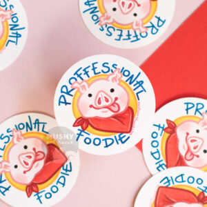 Foodie Pig Sticker