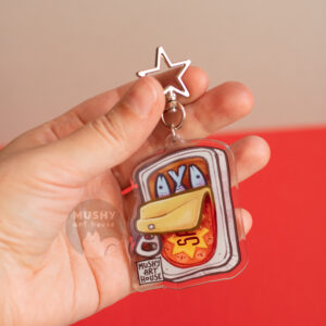 Alternative view of Sardines Tin Acrylic Keychain