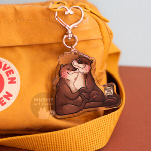 Love Otters Acrylic Keychain