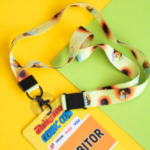 Bees And Sunflowers Lanyard