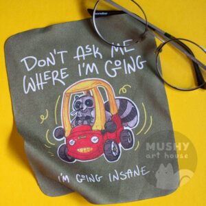 Insane Raccoon Microfiber Cloth