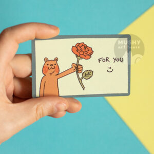 For You Pocket Valentine Metal Card