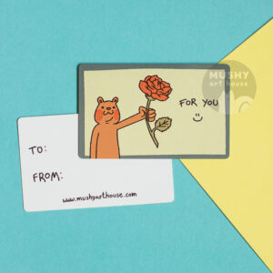 Alternative view of For You Pocket Valentine Metal Card