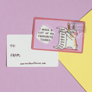 Alternative view of Favourite Thing Pocket Valentine Metal Card