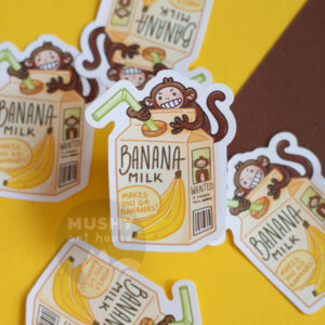 Banana Milk Sticker