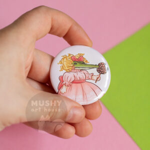 Crocodile Doll Pin Button