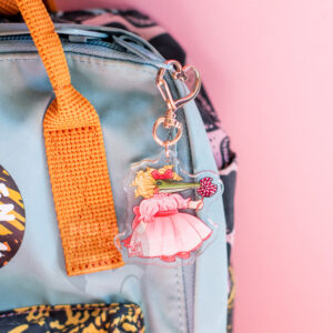 Alternative view of Croc Doll Acrylic Keychain