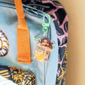 Alternative view of Banana Milk Acrylic Keychain