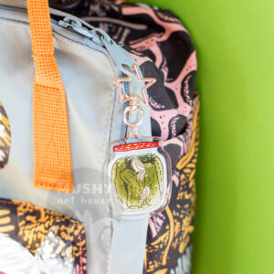 Alternative view of Pickle Jar Acrylic Keychain