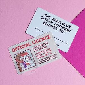 Alternative view of Passenger Princess Licence Pocket Metal Card