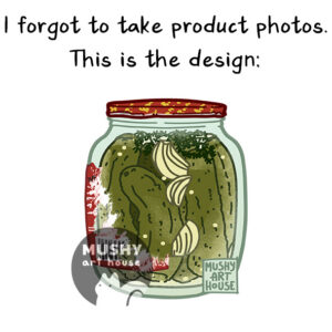 Pickle Jar Acrylic Keychain