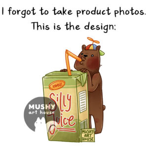 Silly Juice Acrylic Keychain