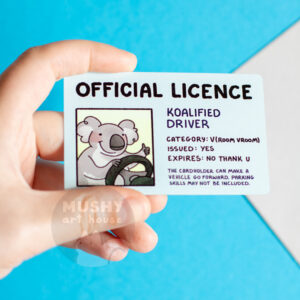 Koalified Driver Licence Pocket Metal Card