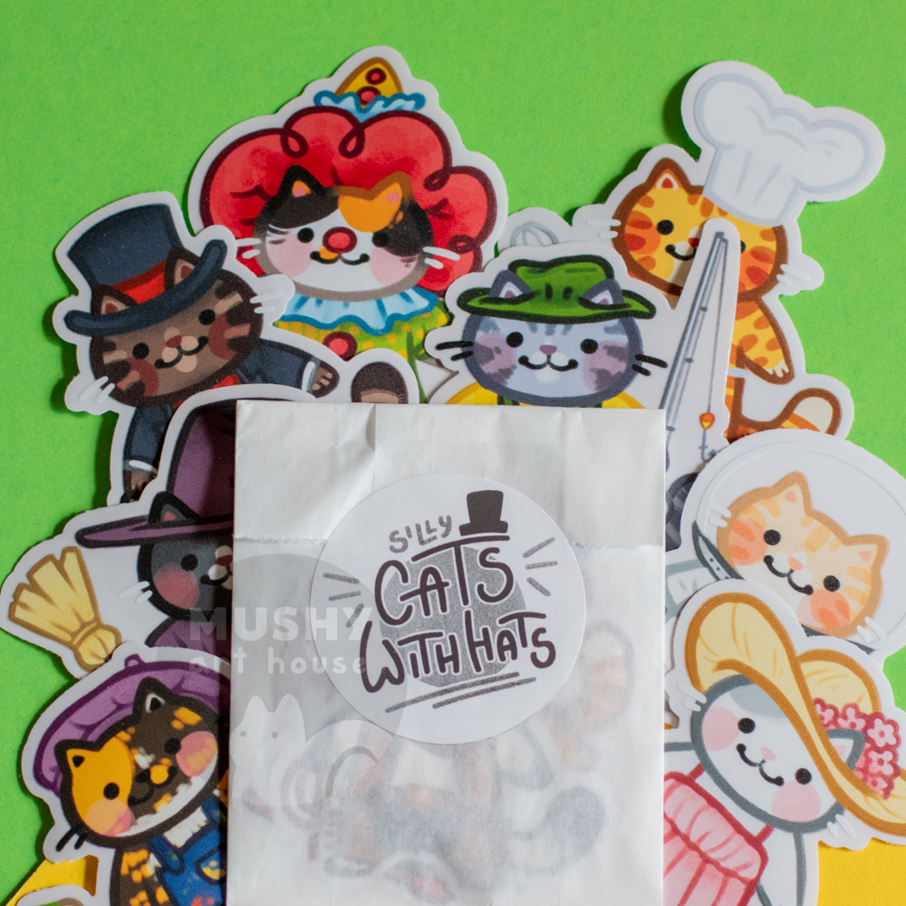 Cats With Hats Updated Series Sticker Pack