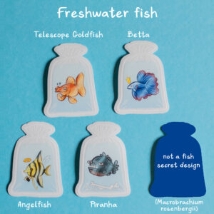 Alternative view of Aquarium Fish Buddies Series Sticker Pack