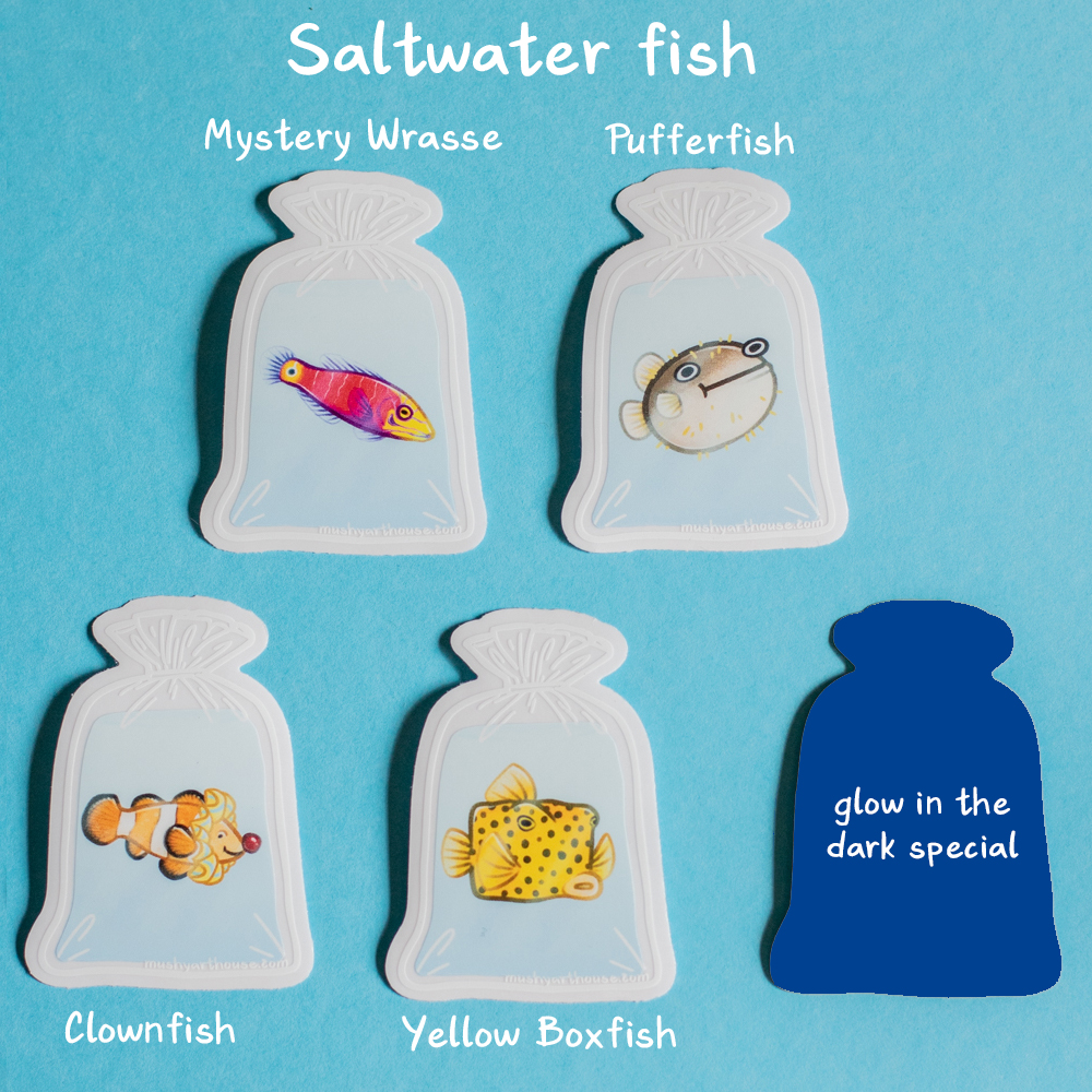 Aquarium Fish Buddies Series Sticker Pack - Image 3