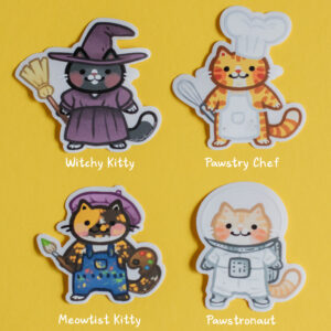 Alternative view of Cats With Hats Updated Series Sticker Pack