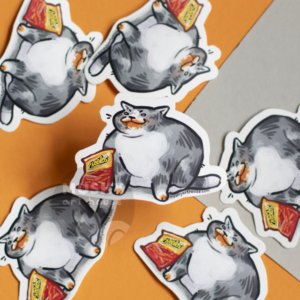 Cheeto Cat Sticker