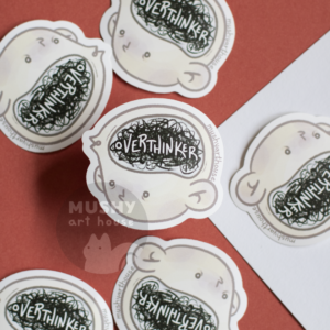 Overthinker Sticker