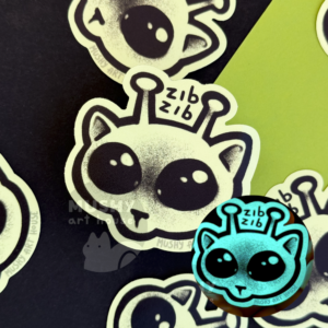Zib Zib Glow-in-the-dark Sticker